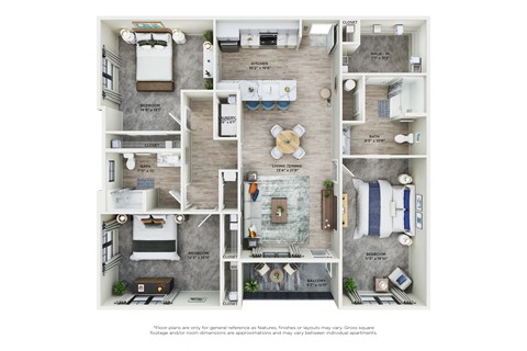 3 bed 2 bath at Views at Flowers Apartments, Clayton, NC, 27527